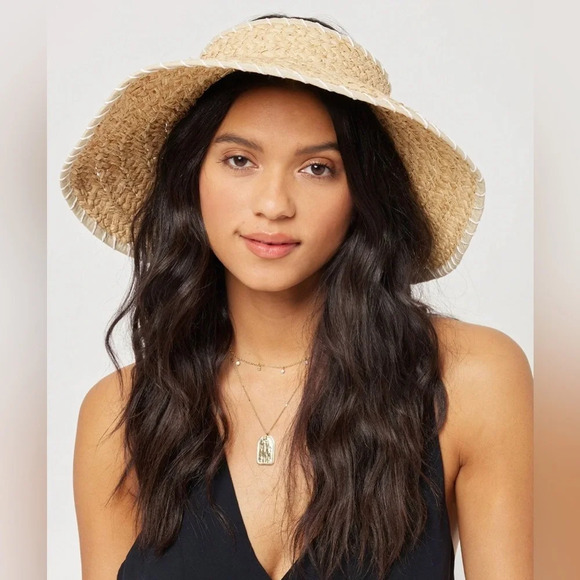 NWT- L*Space Del Mar Roll Up Hat - Picture 3 of 5